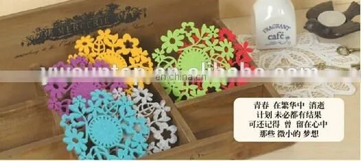 Newest Fancy Attractive felt wine coaster
