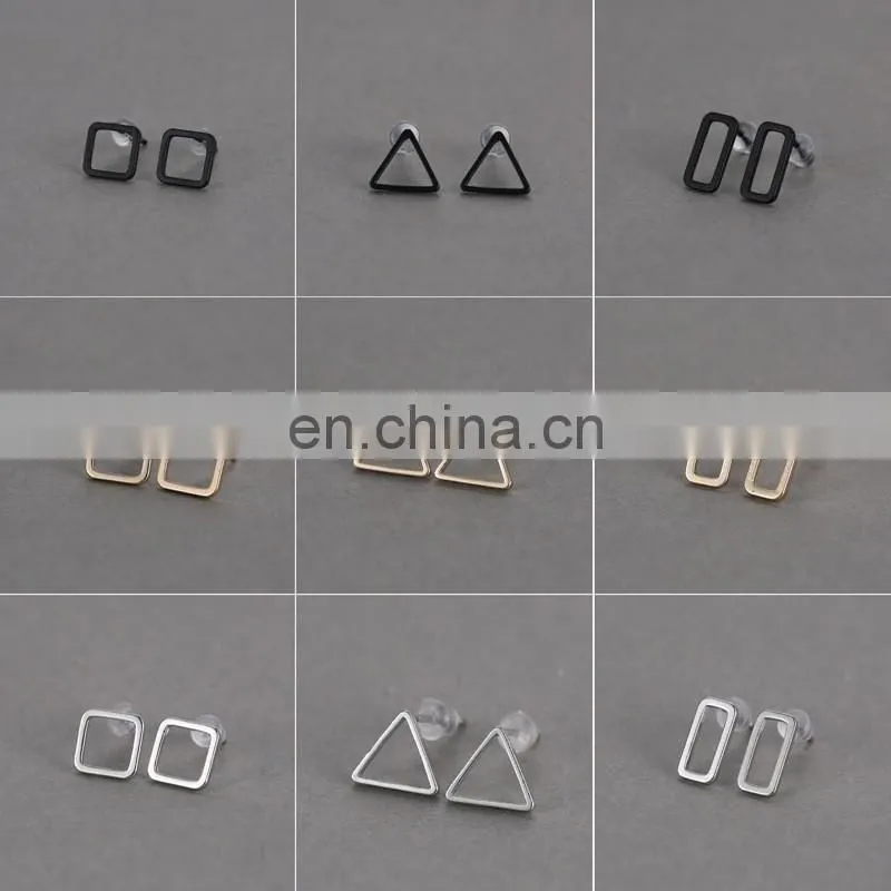 Asymmetric stud earrings darling small dipper star for your lobes