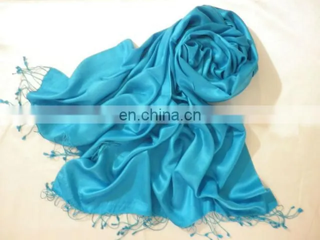 100% Silk Shawls in satin weave