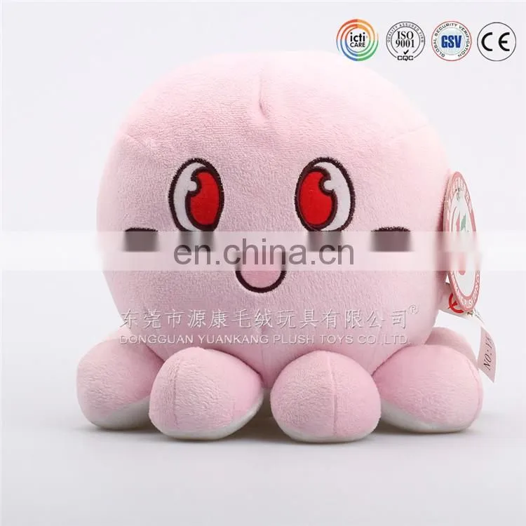 SA8000 certified PP cotton emoji pillow octopus animal plush toys