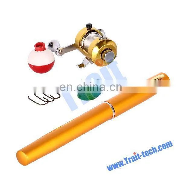 New! Deluxe Portable Fishing Rod Pen Kit Fits In Your Pocket,the fishing rod