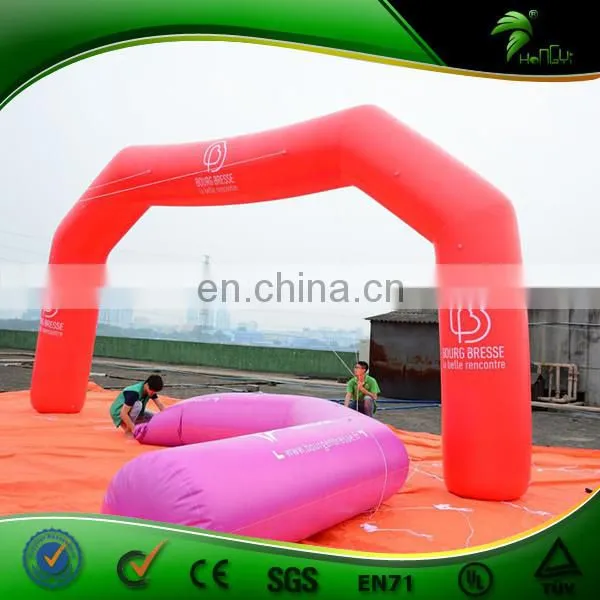 Red Color Outdoor Inflatable Entrance Arch For Advertising, Entrance Arch Gate