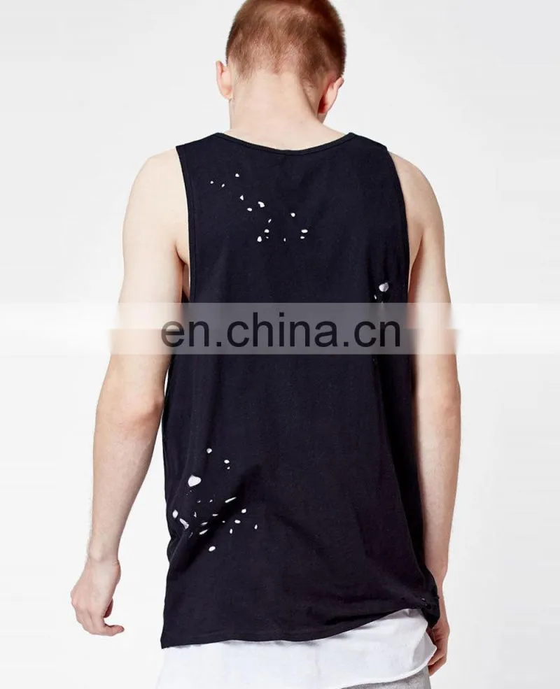 Tank top men summer Gym Singlet Wholesale Mens Tank Top/wholesale