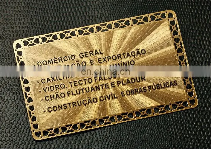 New technology business gift smart luxury metal card