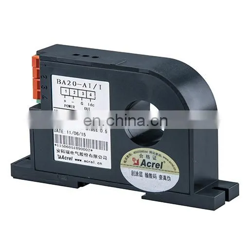 analog 4-20mA output single phase AC input 0-200A current transformer