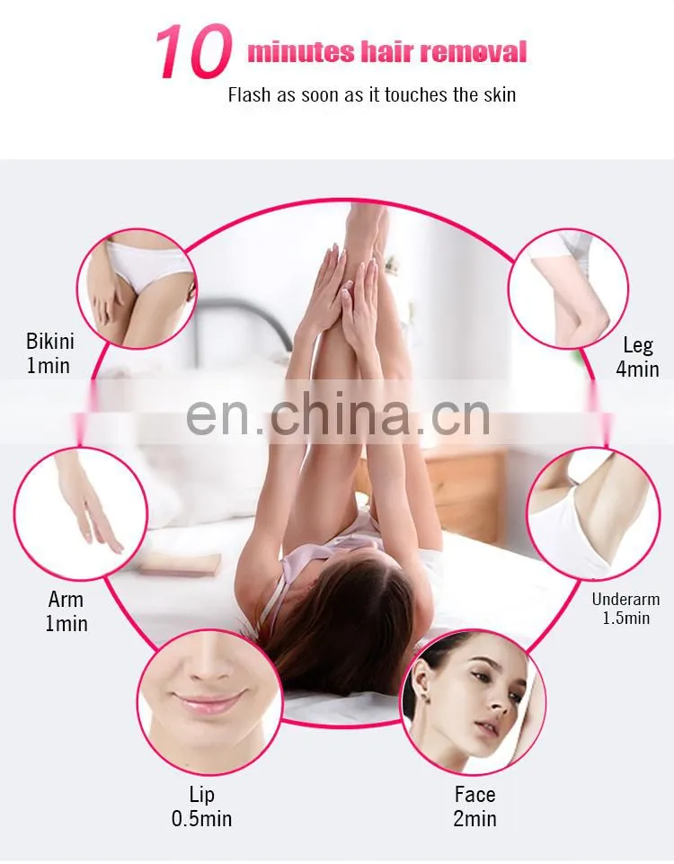 Automatical Mini Portable Hand Hold Permanent Home IPL Hair Removal Laser Machine