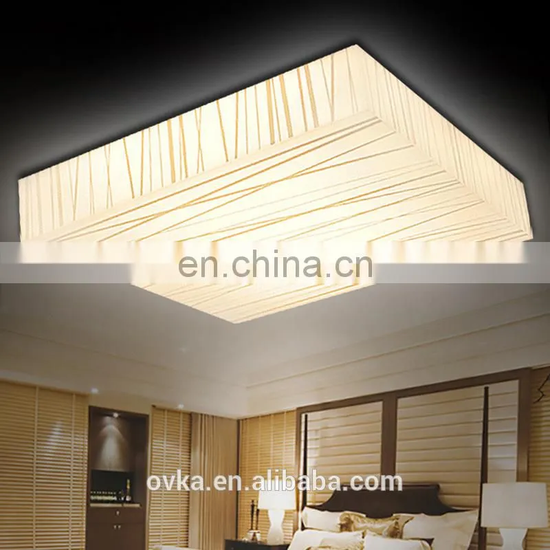 Simple square LED acrylic ceiling light for house