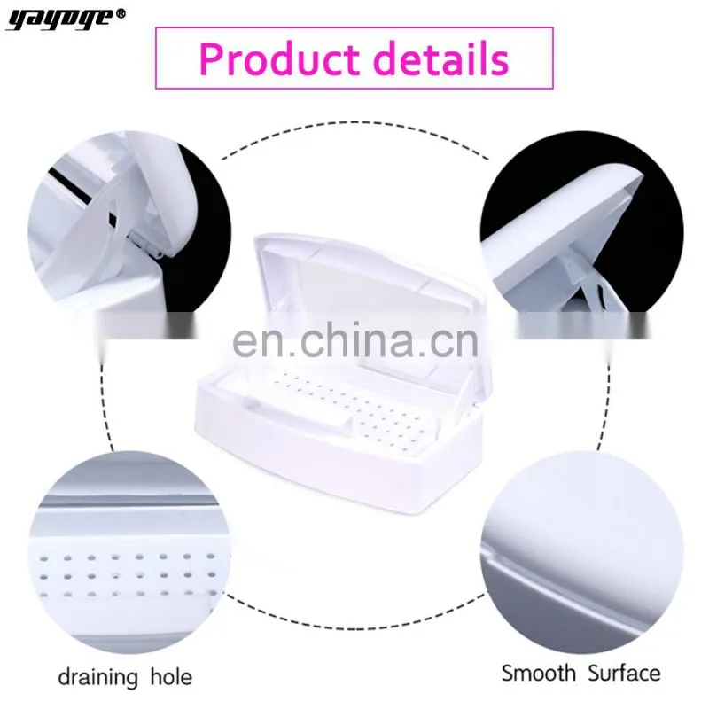 Mini Nail Art Sterilizer Disinfection Box Nail Nipper Nail Manicure Equipment Tools