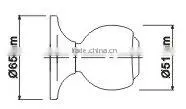 High Quality ANSI Grade 3 Tubular Door Lock