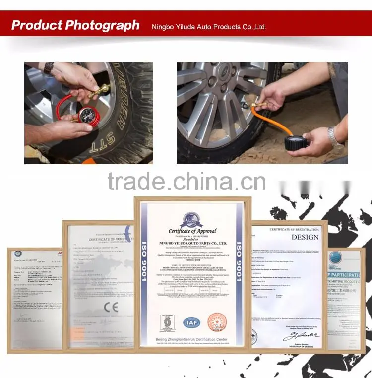 Dial Tire/tyre Pressure Gauge,Tyre Deflator with Pressure Gauge