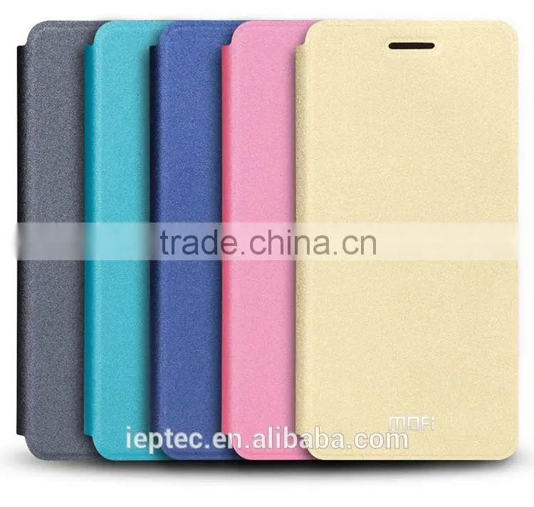 New MOFi Case Celular Housing for OnePlus Three, OnePlus 3, Blank Mobile Phone Coque Leather Flip Cover for One Plus Three