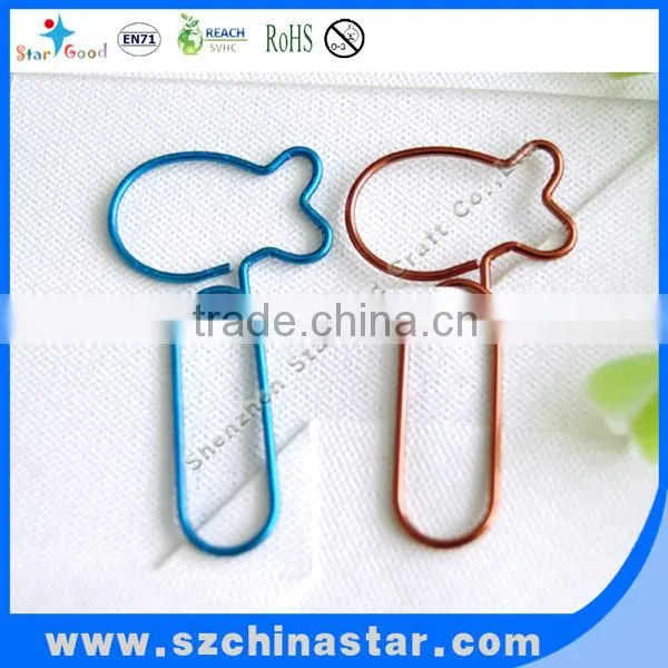 2015 Special colorful animal shapes paper clip