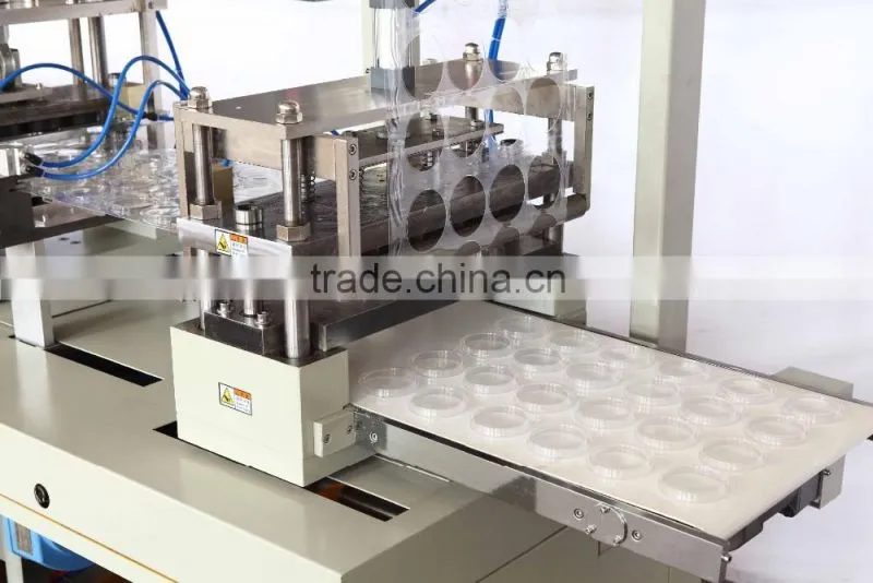 450mm Big Size Plastic Cup Lid Small Container Thermoforming Machine For PS/PVC/PET ,Hardware , food , pharmaceutical tray