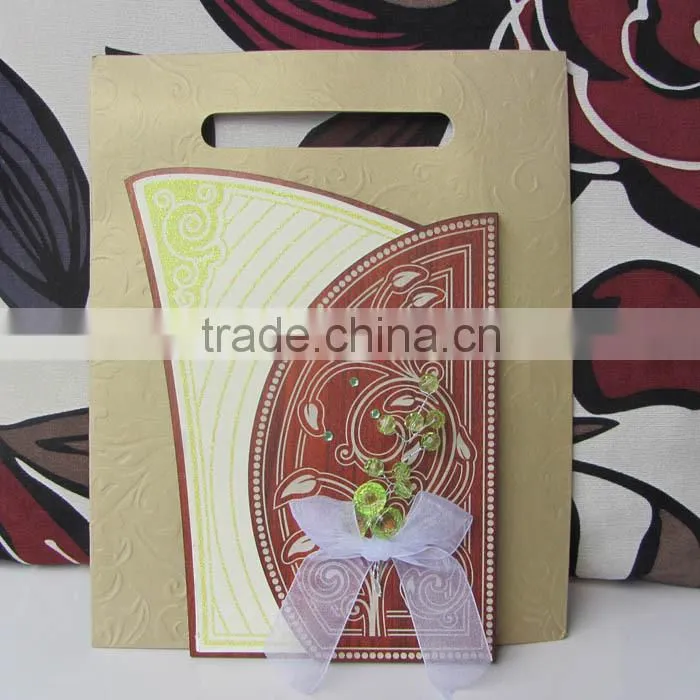 Latest Hot Sale Unique Wooden Engagement Invitation Card For Wedding