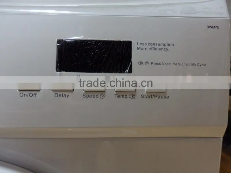 Washing Maching Laundry Front Lading with Spin-drying