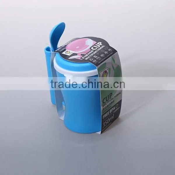 Microwave Soup Cup with Spoon