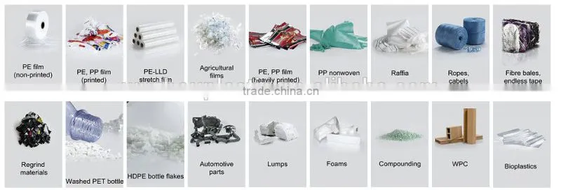 Parallel screw venting extruder filing Recycling plastic pelletizing machine