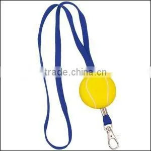 Blue Lanyard with Stress Baseball