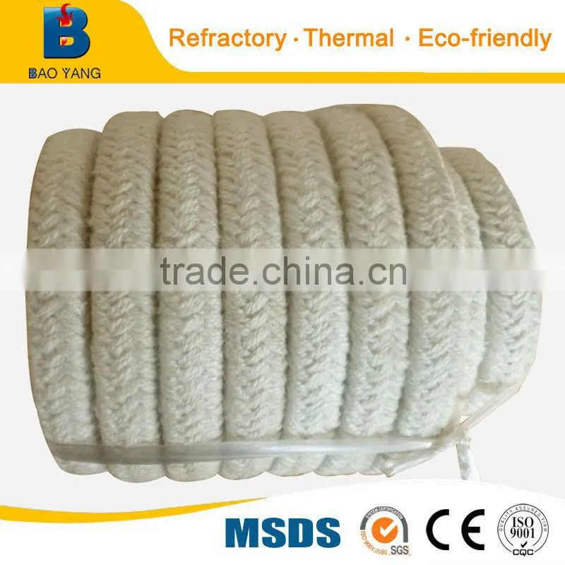 Round braided Ceramic Fiber Textiles Rope