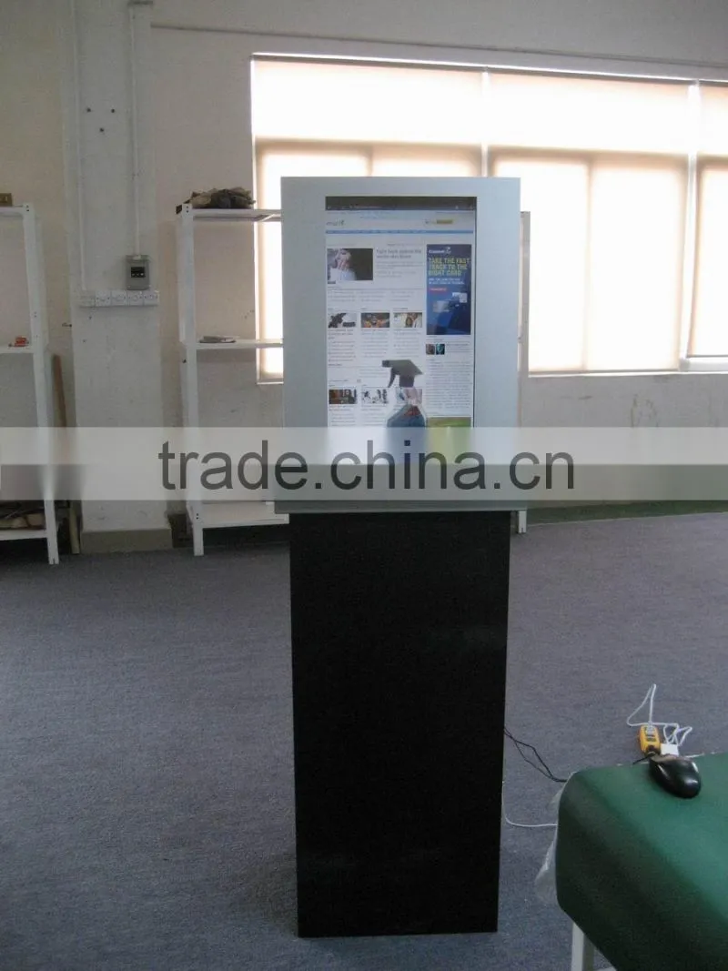 32" Transparent Lcd Screen Vertical Lcd Advertising Monitor Usb Flash Drive Audio Player Video Loop Lcd Transparent Display Box