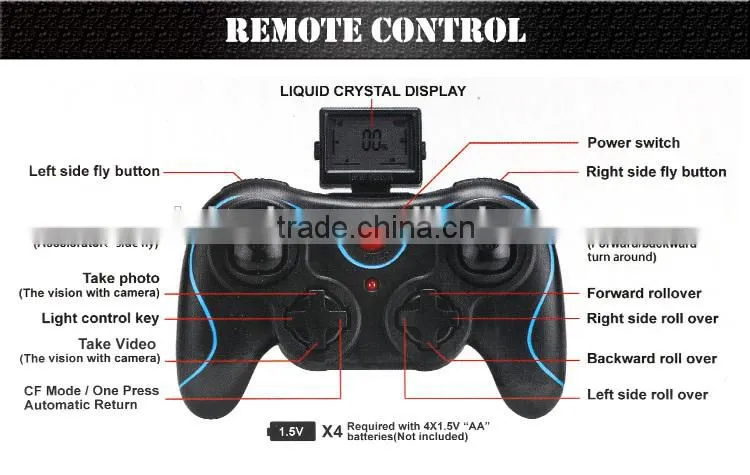 H6C F180 Hot selling 2.4g 4ch rc quadcopter with hd camera rc drone with camera