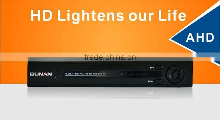 DVR Hybrid ip ahd analog cctv system 720P ccrv ahd dvr 4ch