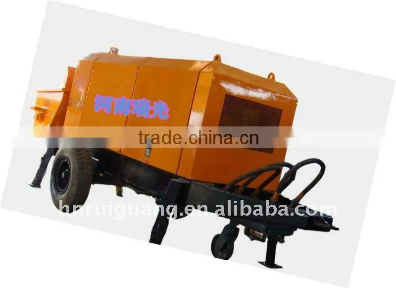 Ruiguang Trailer Mounted Concrete pumps(HBTS60-13-75) with high performance