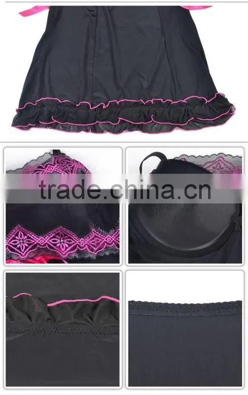 Sexy lacy tube lingeries short babydolls 5072