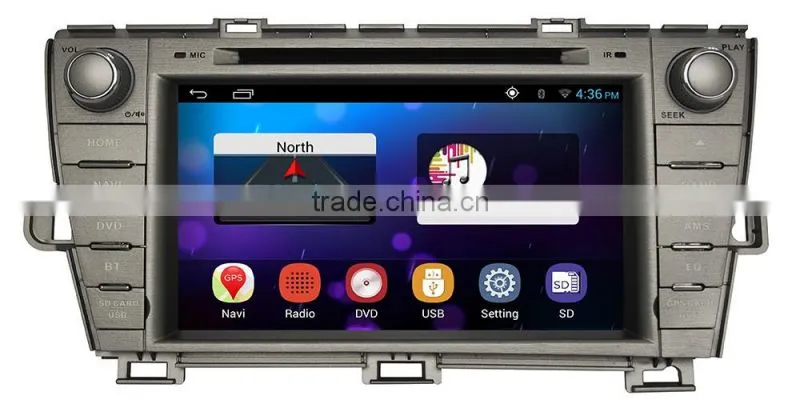 Toyota Prius car double din DVD player auto car audio radio player