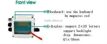 smart wireless plastic portable ultrasonic fuel consumption flowmeter