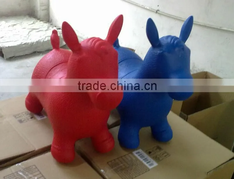 Inflatable horse rider for kids