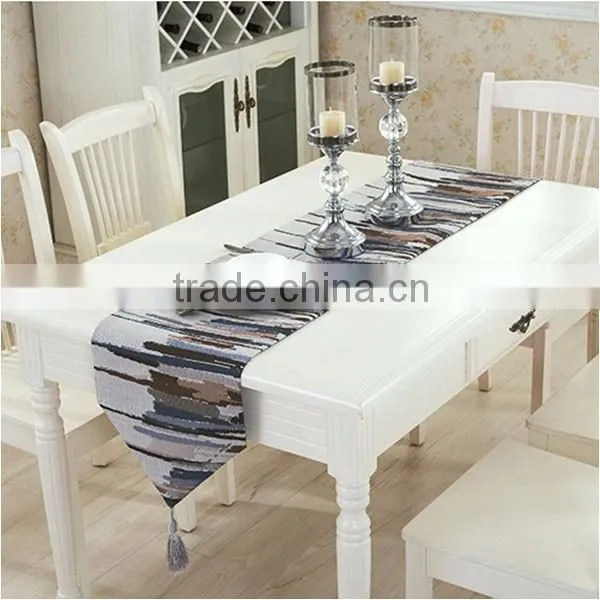 European customized size modern simple colorful nylon table runners