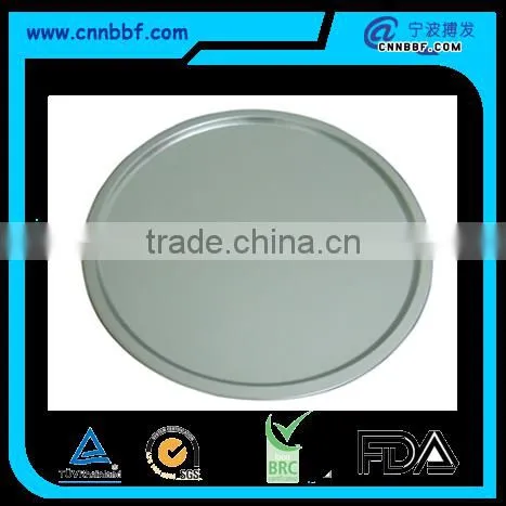 Hot sell metal pizza pan round tin baking tray tin bakeware