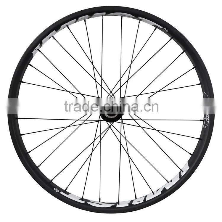 2016 China 26ER thru axle 90mm clincher tubeless ready carbon fat bike wheels