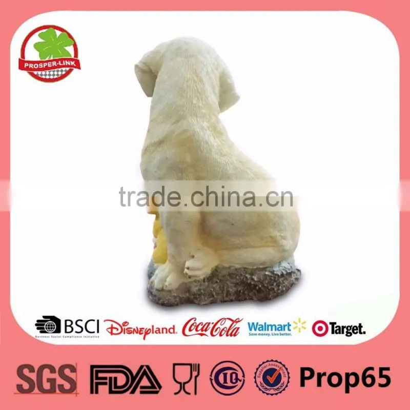 Wholesale Resin Dog Statues Cute Craft