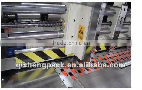 Full-automatic 4 colors printing slotting die cutting machine