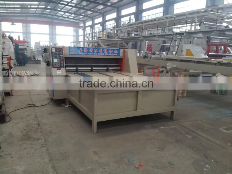 semi-auto corrugated cardboard rotary die cutting machinery
