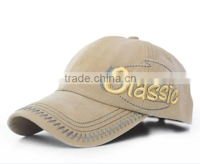 High quality 2016 Spring 100% Cotton Baseball Hat