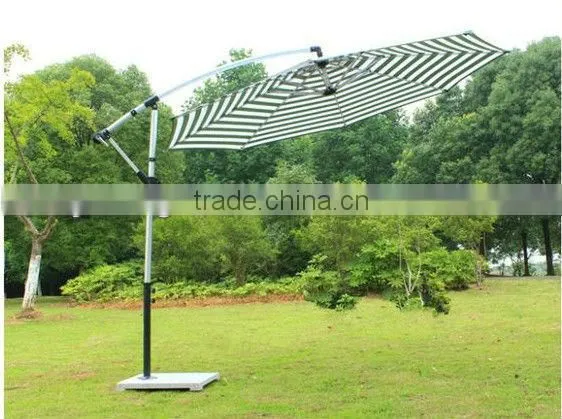 9' windproof patio side pole umbrella