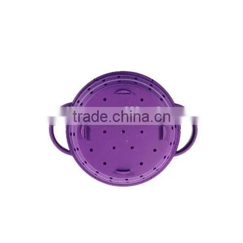 collapsible silicone fruit food strainer basket