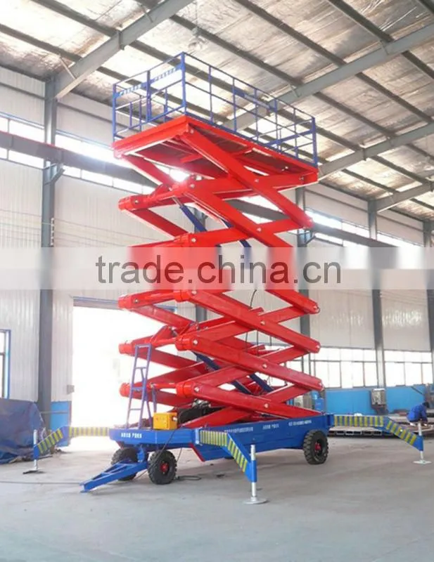 High quality / manufacturer/Single Scissor Hydraulic Work Platform