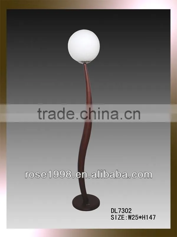 modern glass ball standing lamp