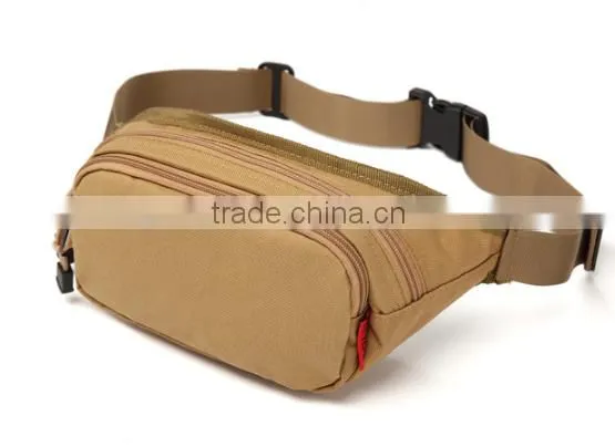 Men's Small Shoulder Messenger Bag Travel Hiking Fanny Waist Multifunction Canvas Waist Bag