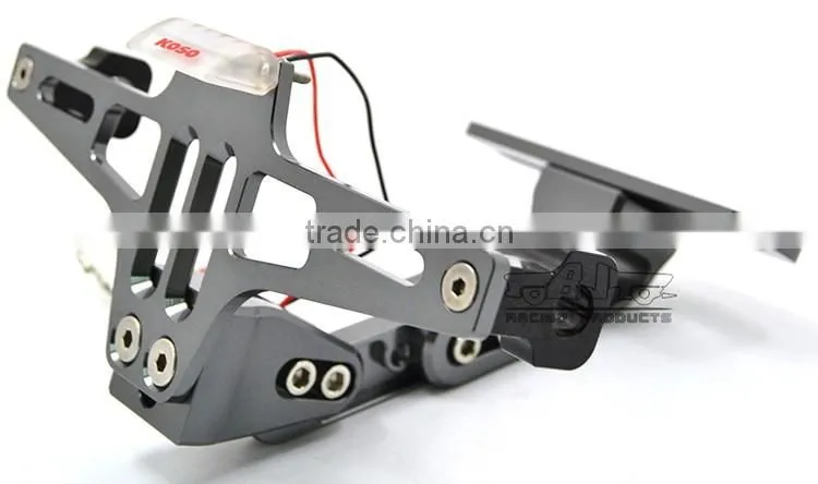 BJ-LPL-039 Manufacturer Aluminum Universal Motocross License Plate Holder Bracket with LED