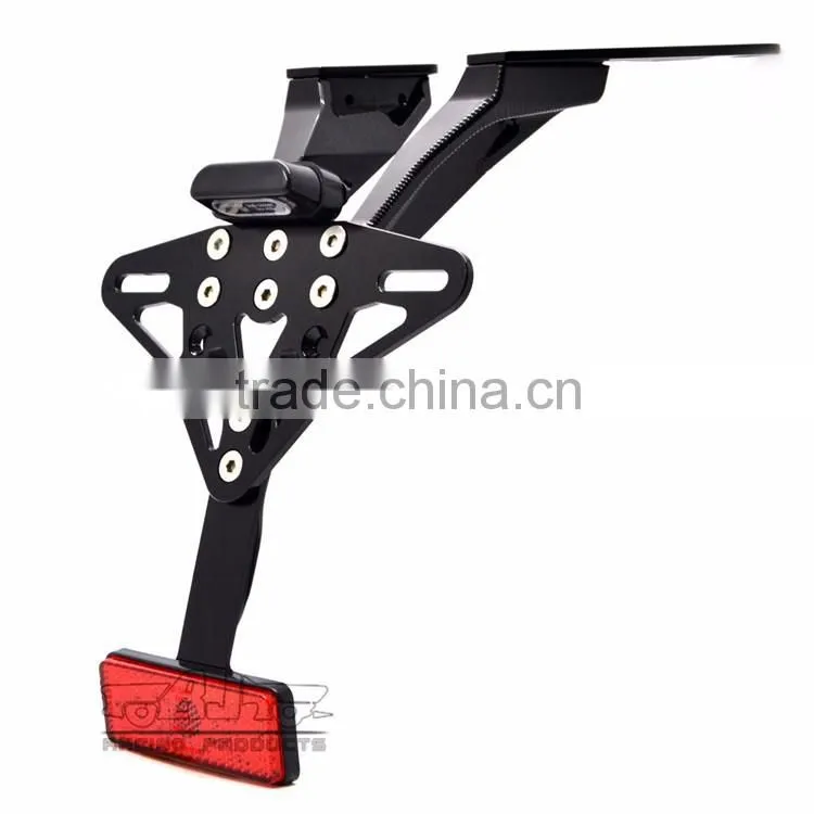 BJ-LPL-TMAX001 Motorbike fashionable popular Lisence Plate Bracket Black CNC Aluminum Tail Bracket for Yamaha T MAX 530