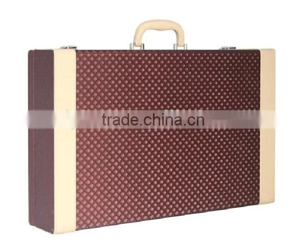 Exquisite Design 6 bottles leather wine box,wine set