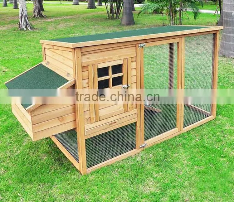 outdoor wooden chicken coop for hen