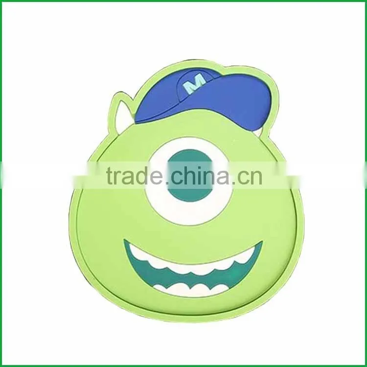 2016 soft pvc 2d pig coasters for premium gifts