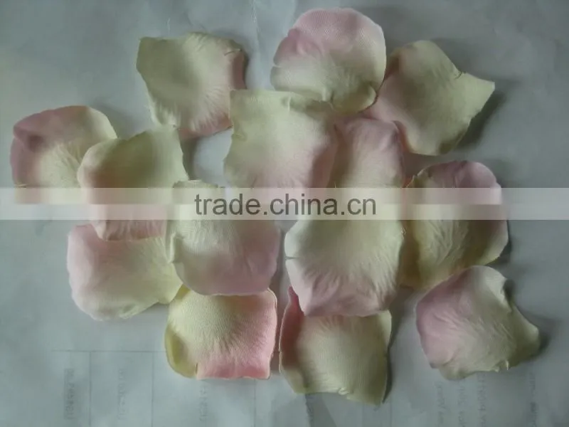 Gold silk rose petals, rose petals, wedding rose petals