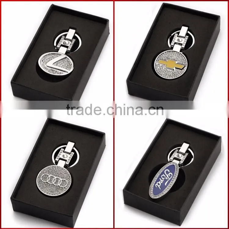 High-end atmosphere car logo key chain